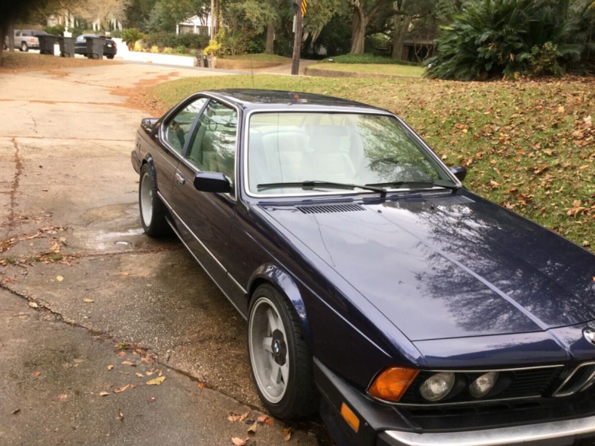 1987 Schwarz Black BMW M6 Coupe