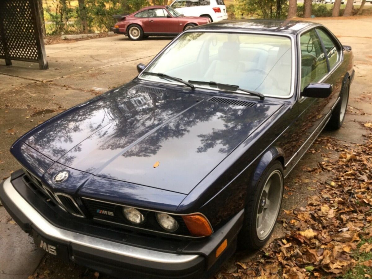 1987 Schwarz Black BMW M6 Coupe