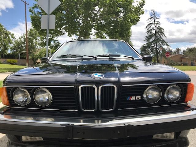 1987 Black BMW M6 Coupe
