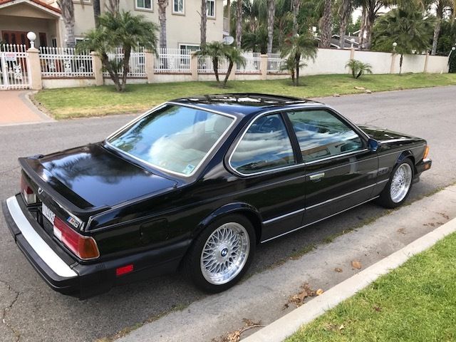 1987 Black BMW M6 Coupe