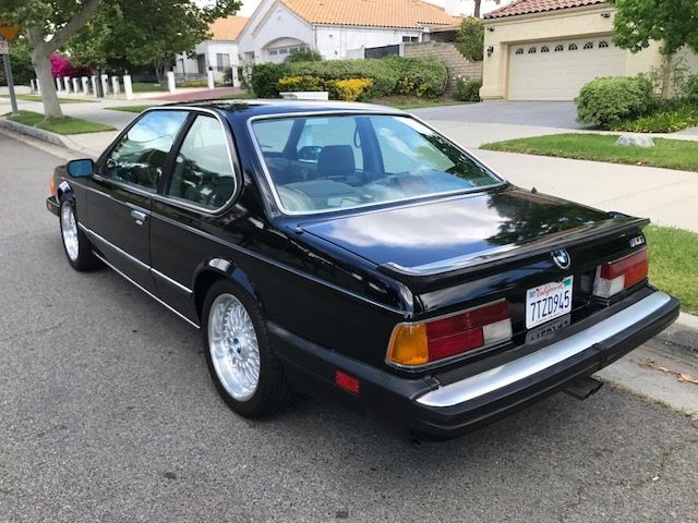1987 Black BMW M6 Coupe