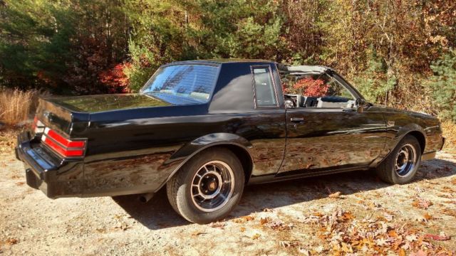1987 Black Buick Grand National T-TOPS