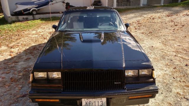 1987 Black Buick Grand National T-TOPS