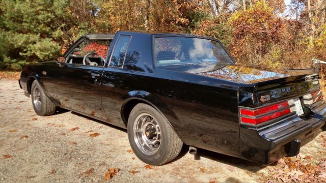 1987 Black Buick Grand National T-TOPS