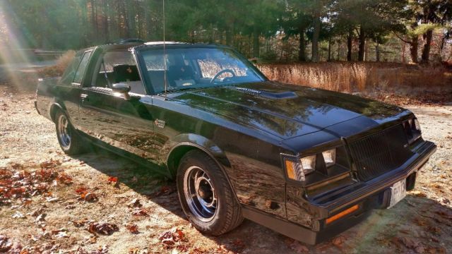 1987 Black Buick Grand National T-TOPS
