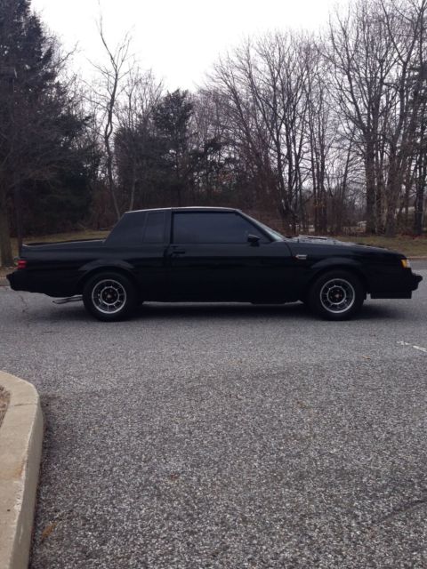 1987 Black Buick Grand National Coupe
