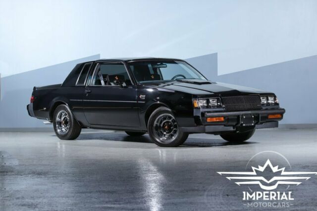 1987 Black Buick Grand National Coupe