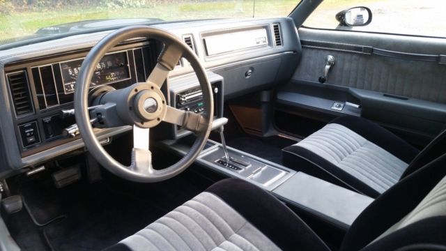 1987 Black Buick Grand National Coupe