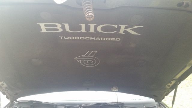 1987 Black Buick Grand National Coupe