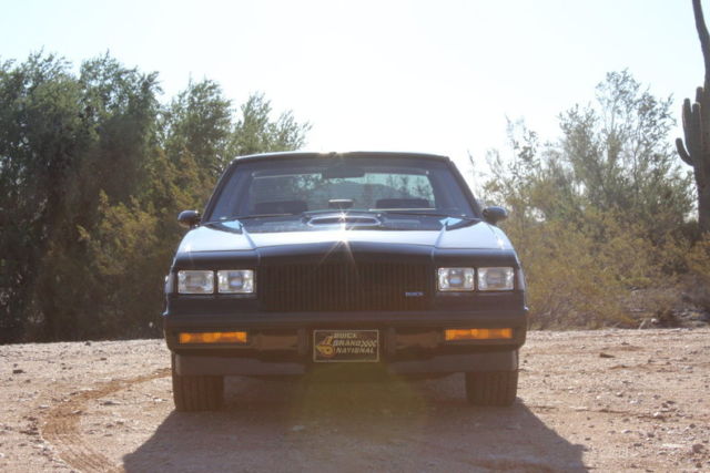 1987 Black Buick Grand National Coupe