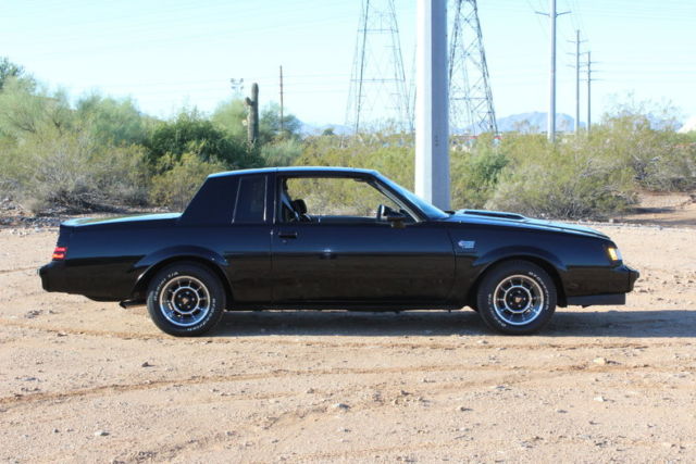 1987 Black Buick Grand National Coupe