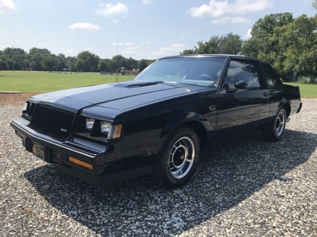 1987 Black Buick Grand National Coupe