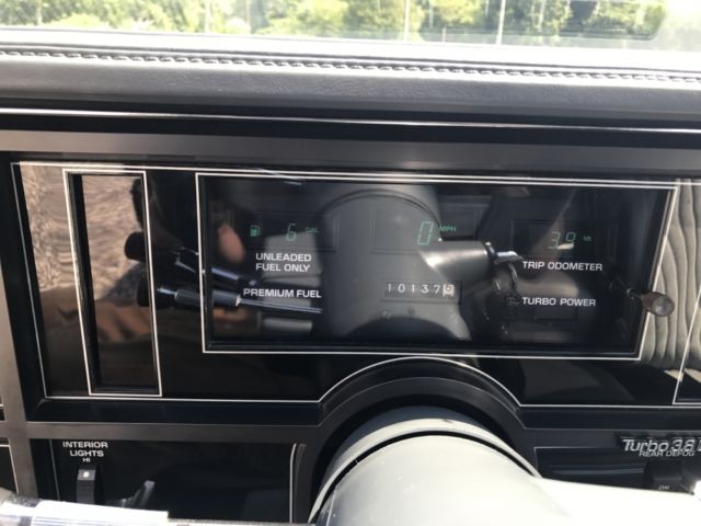 1987 Black Buick Grand National Coupe