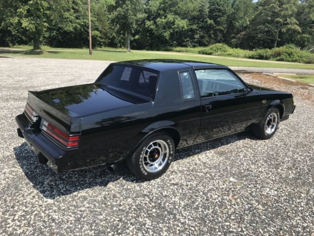 1987 Black Buick Grand National Coupe