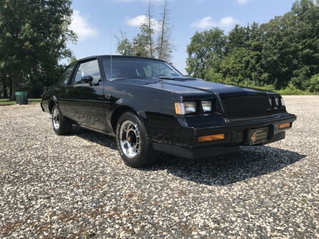 1987 Black Buick Grand National Coupe