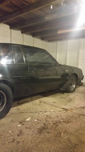 1987 Black Buick Grand National Coupe