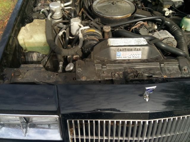 1987 Black Buick Regal Coupe