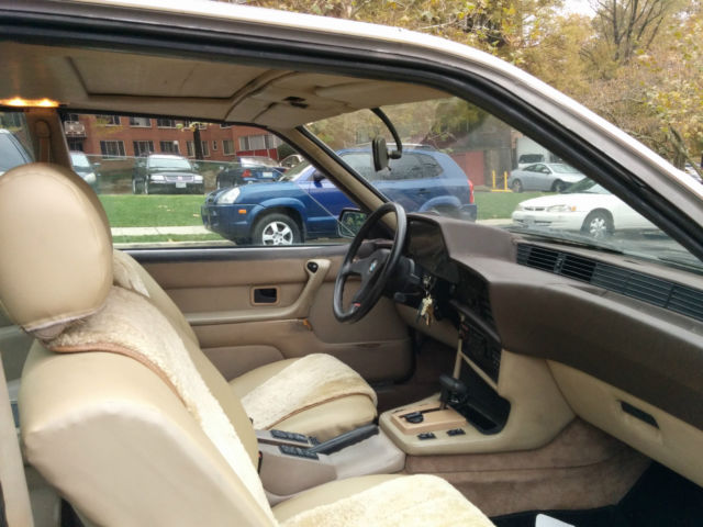 1987 Black BMW 6-Series Coupe