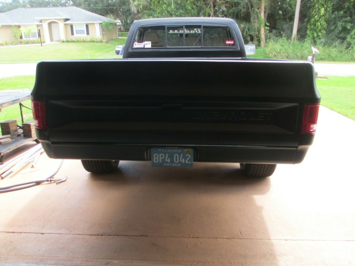 1987 Black Chevrolet C-10 Standard Cab Pickup