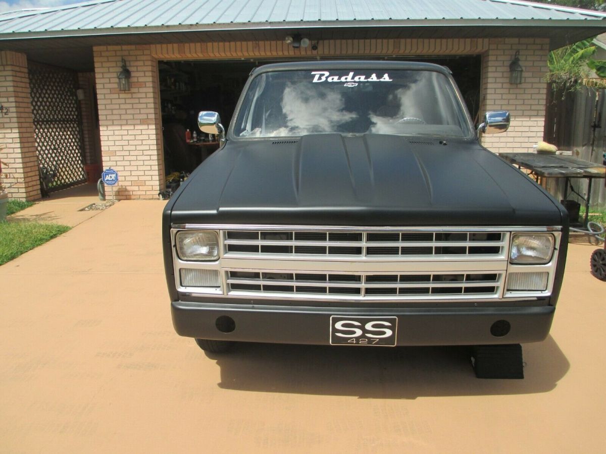 1987 Black Chevrolet C-10 Standard Cab Pickup