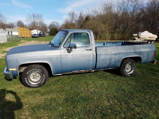 1987 Blue Chevrolet C/K Pickup 1500 Standard Cab Pickup