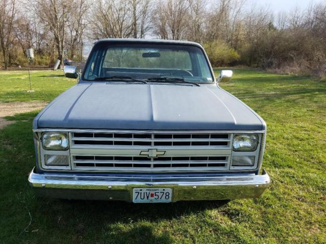 1987 Blue Chevrolet C/K Pickup 1500 Standard Cab Pickup