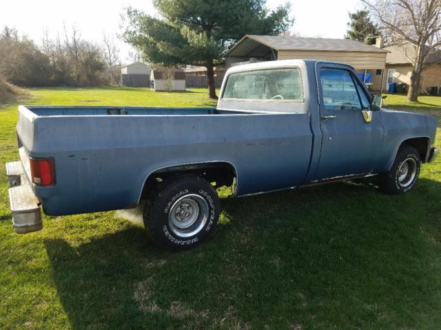1987 Blue Chevrolet C/K Pickup 1500 Standard Cab Pickup