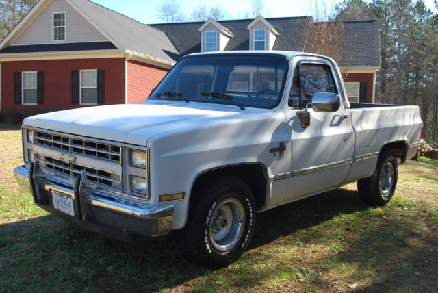 1987 Black Chevrolet C-10