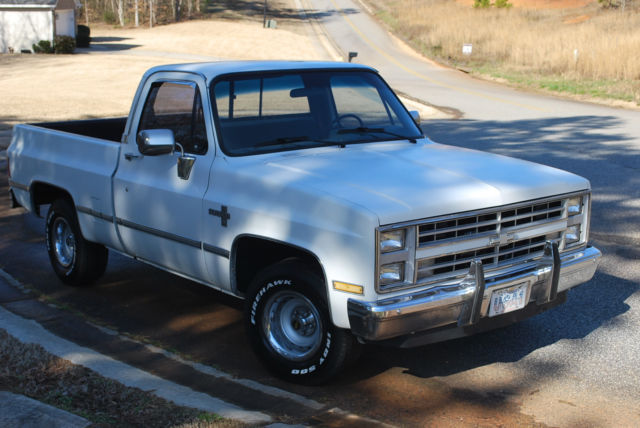 1987 Black Chevrolet C-10