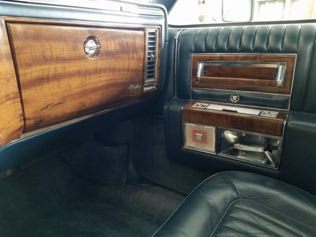 1987 White Cadillac Brougham Sedan