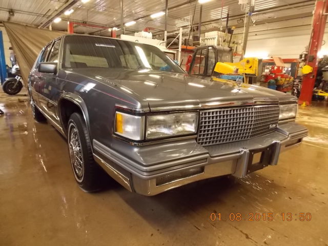 1987 Gray Cadillac Fleetwood Sedan