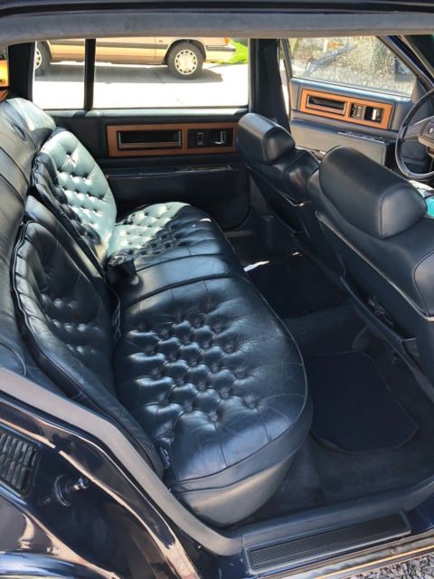 1987 Dark Blue Cadillac Fleetwood Sedan