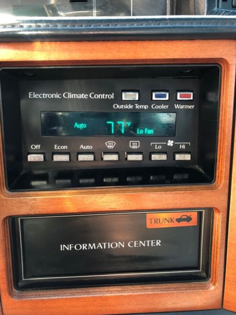 1987 Dark Blue Cadillac Fleetwood Sedan