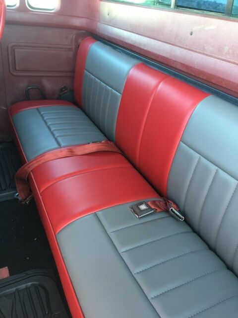 1987 Red/Silver Ford F-250 Extended Cab Pickup