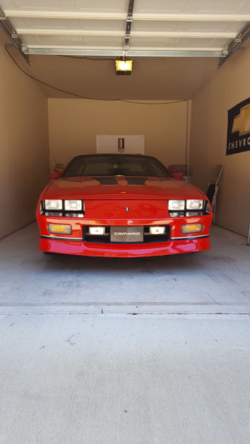 1987 Red Chevrolet Camaro Coupe