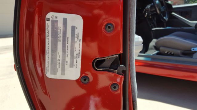 1987 Red Chevrolet Camaro Coupe