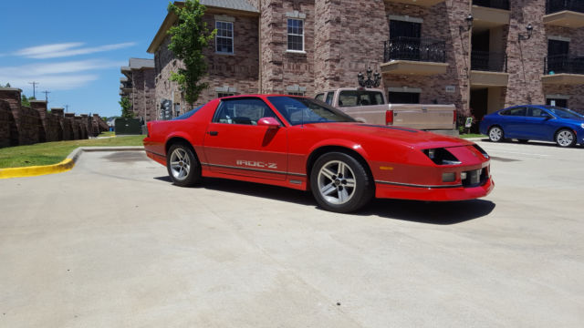 1987 Red Chevrolet Camaro Coupe
