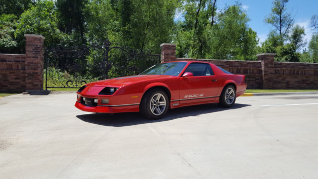 1987 Red Chevrolet Camaro Coupe