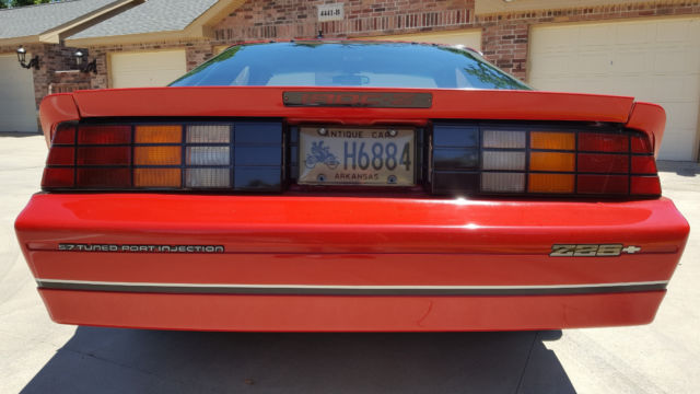 1987 Red Chevrolet Camaro Coupe
