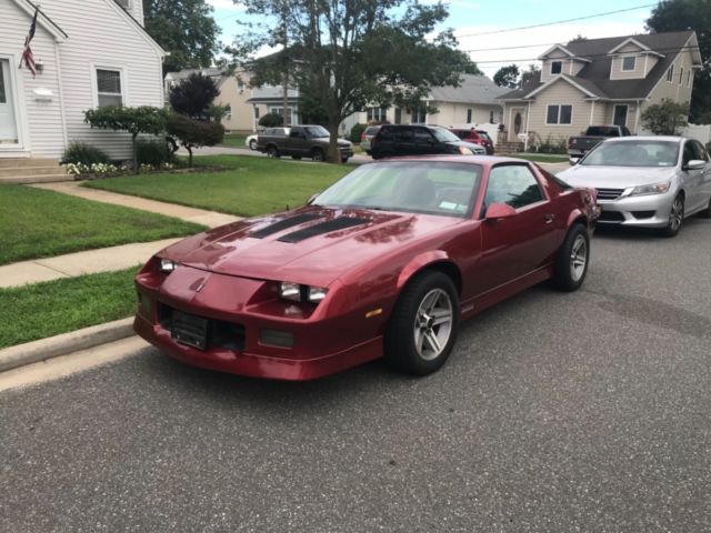 1987 Burgundy Chevrolet Camaro Coupe