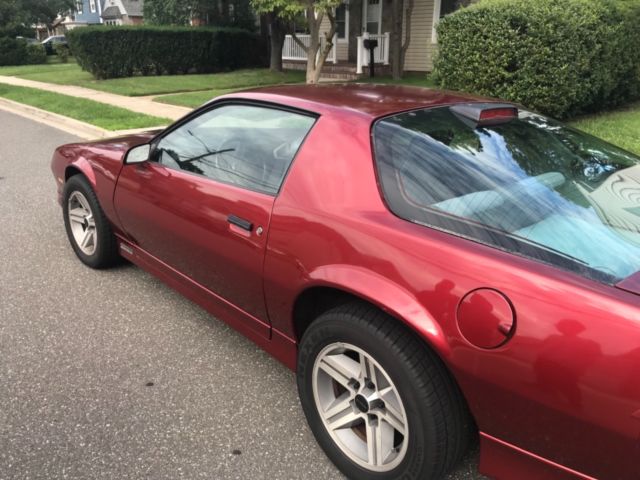 1987 Burgundy Chevrolet Camaro Coupe