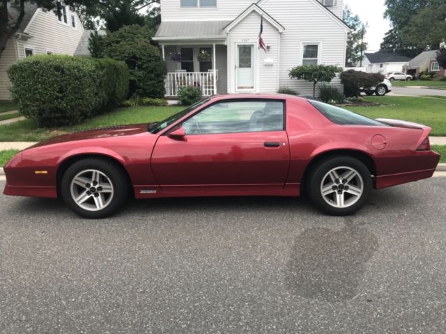 1987 Burgundy Chevrolet Camaro Coupe