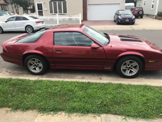 1987 Burgundy Chevrolet Camaro Coupe
