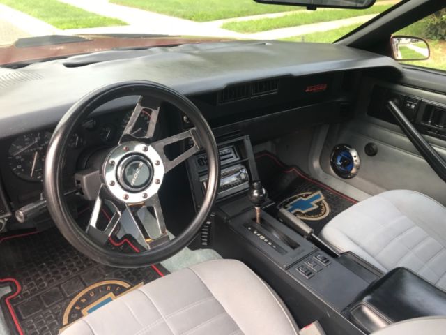 1987 Burgundy Chevrolet Camaro Coupe