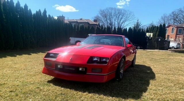 1987 Red Chevrolet Camaro Coupe