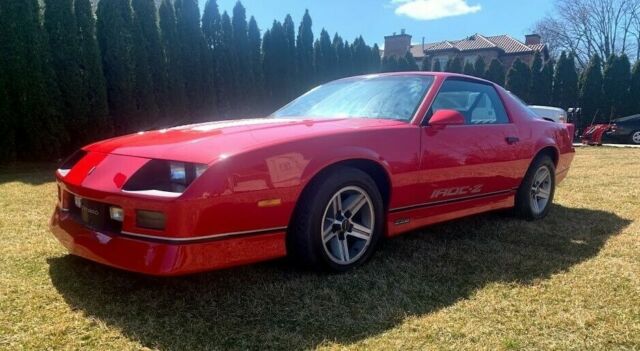 1987 Red Chevrolet Camaro Coupe