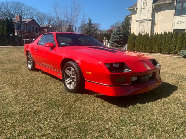 1987 Red Chevrolet Camaro Coupe