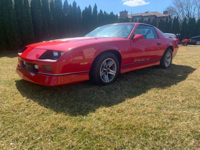1987 Red Chevrolet Camaro Coupe
