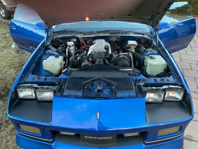 1987 Blue Chevrolet Camaro Coupe