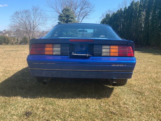 1987 Blue Chevrolet Camaro Coupe
